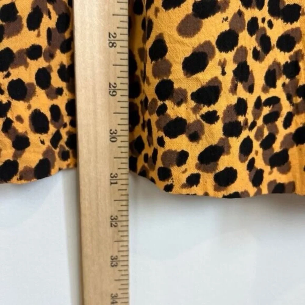 Stockholm Atelier Other Stories Womens 2 Cheetah Yellow Black Bodycon Dress - Picture 14 of 16